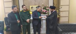 دیدار جانشین و مسئول دفتر نمایندگی ولی فقیه در سپاه با شهردار مرند