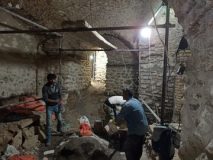 نصب تابلوی روز شما در پروژه حمام قاضی